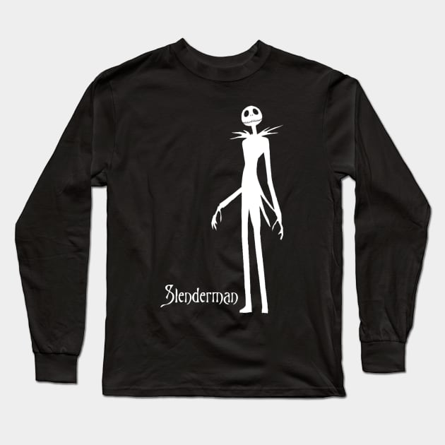 Jack Slenderman Long Sleeve T-Shirt by My Geeky Tees - T-Shirt Designs